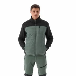 Uomo CMP Pile^Giacca ibrida in pile da uomo in Knit Tech melange