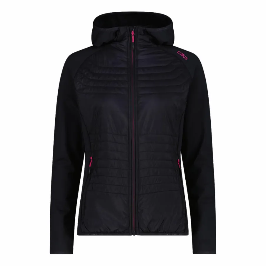 Donna CMP Pile^Giacca Ibrida Unlimitech in Stretch Performance con cappuccio da Donna