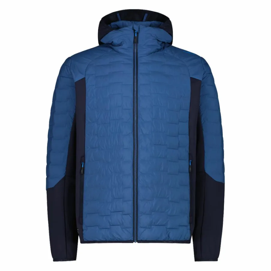 Uomo CMP Giacche Imbottite E Piumini|Giacche Trekking^Giacca ibrida uomo imbottita Unlimitech con PrimaLoft® Black ThermoPlume con cappuccio