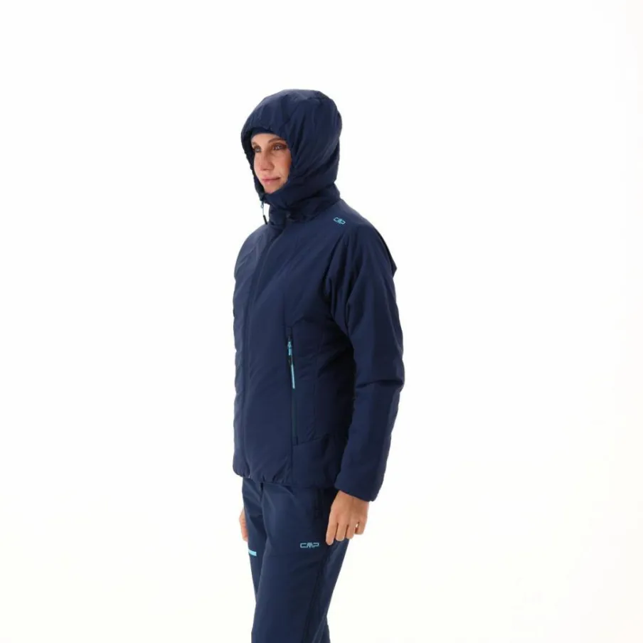 Donna CMP Giacche Imbottite E Piumini|Giacche Trekking^Giacca idrorepellente da donna ripiegabile con cappuccio