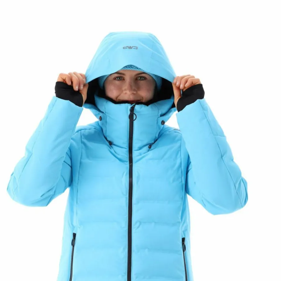 Donna CMP Giacche Sci|Giacche Invernali^Giacca imbottita Aprés Ski con ghetta antineve da donna