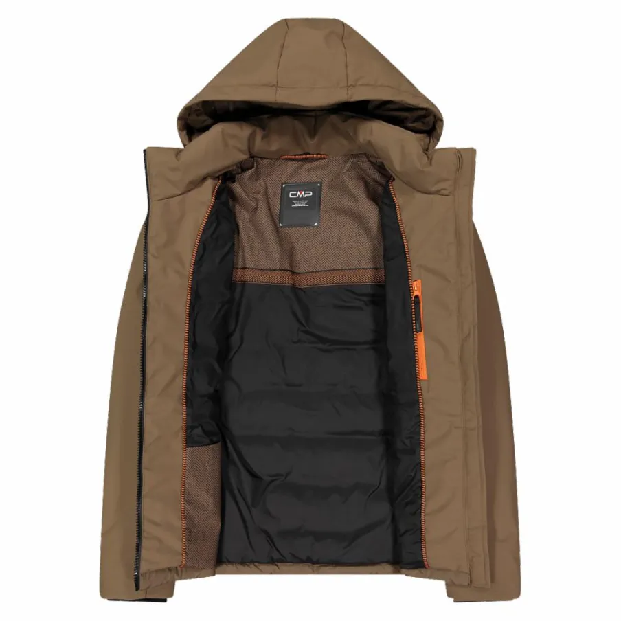 Uomo CMP Giacche Imbottite E Piumini|Giacche Invernali^Giacca imbottita da uomo con cappuccio staccabile