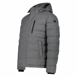 Uomo CMP Giacche Imbottite E Piumini|Giacche Invernali^Giacca imbottita da uomo con cappuccio in Sorona melánge