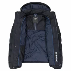 Uomo CMP Giacche Imbottite E Piumini|Giacche Invernali^Giacca imbottita da uomo con cappuccio in Sorona melánge