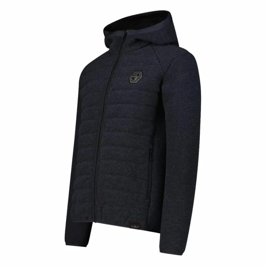 Uomo CMP Maglioni E Felpe^Giacca imbottita in Knit Tech da uomo con cappuccio