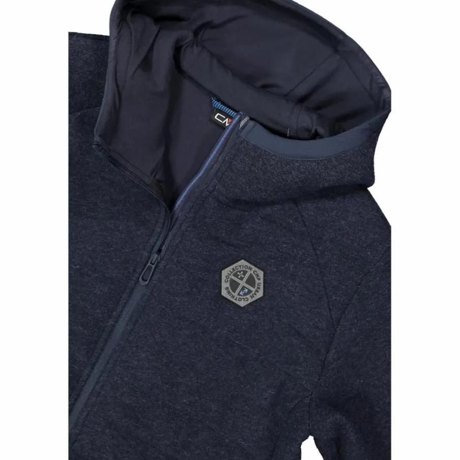 Uomo CMP Maglioni E Felpe^Giacca imbottita in Knit Tech da uomo con cappuccio