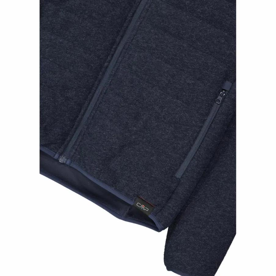 Uomo CMP Maglioni E Felpe^Giacca imbottita in Knit Tech da uomo con cappuccio