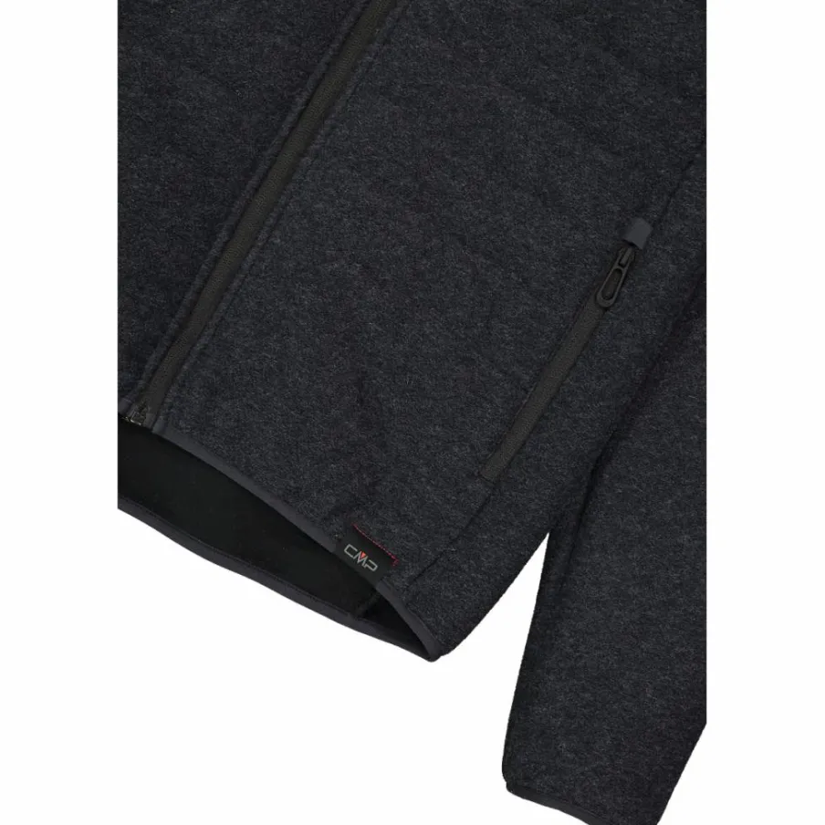 Uomo CMP Maglioni E Felpe^Giacca imbottita in Knit Tech da uomo con cappuccio