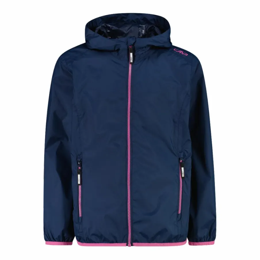 CMP Giacche E Piumini^Giacca impermeabile da bambina ripiegabile con cappuccio