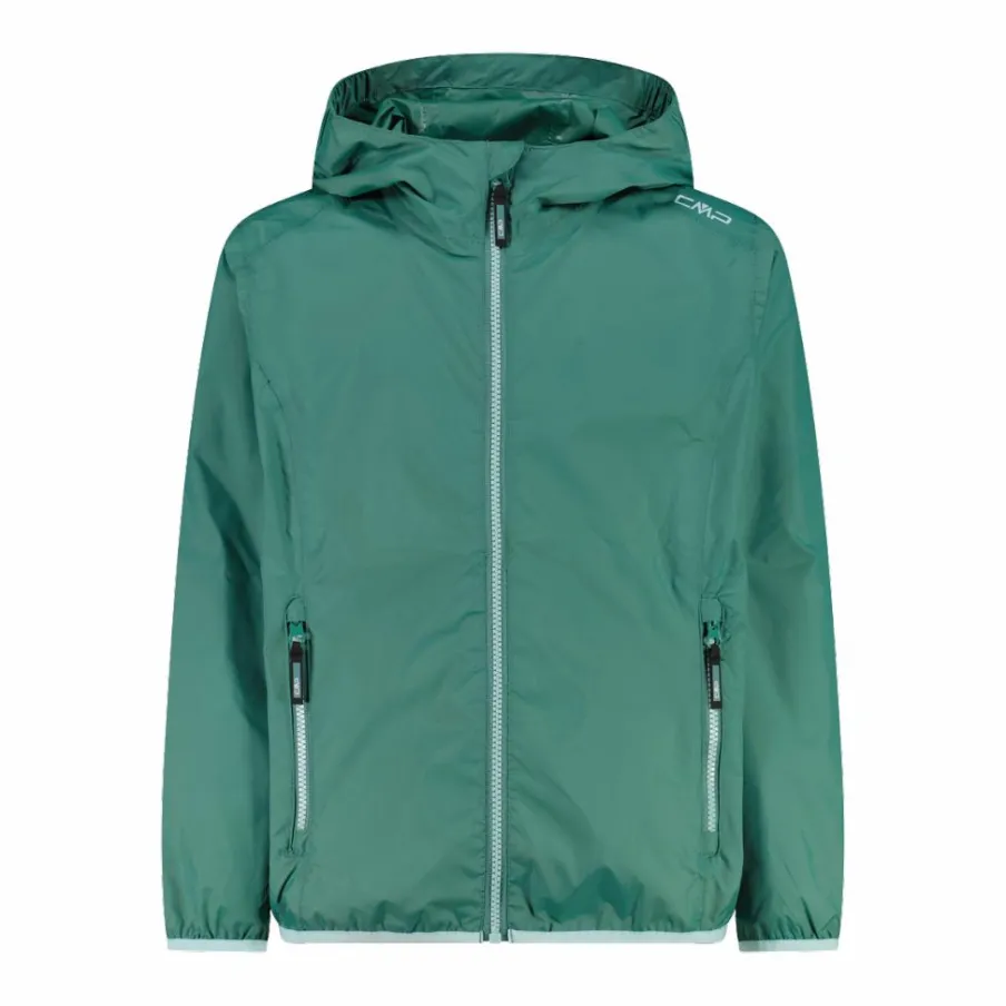 CMP Giacche E Piumini^Giacca impermeabile da bambina ripiegabile con cappuccio