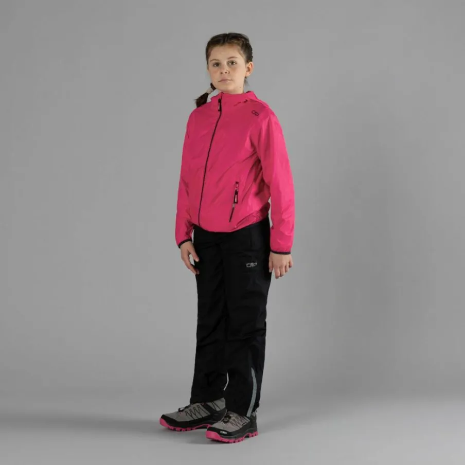 CMP Giacche E Piumini^Giacca impermeabile da bambina ripiegabile con cappuccio