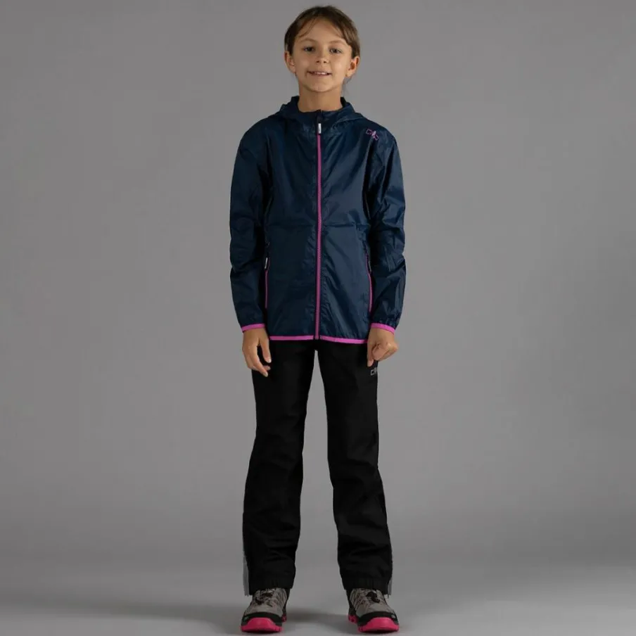 CMP Giacche E Piumini^Giacca impermeabile da bambina ripiegabile con cappuccio