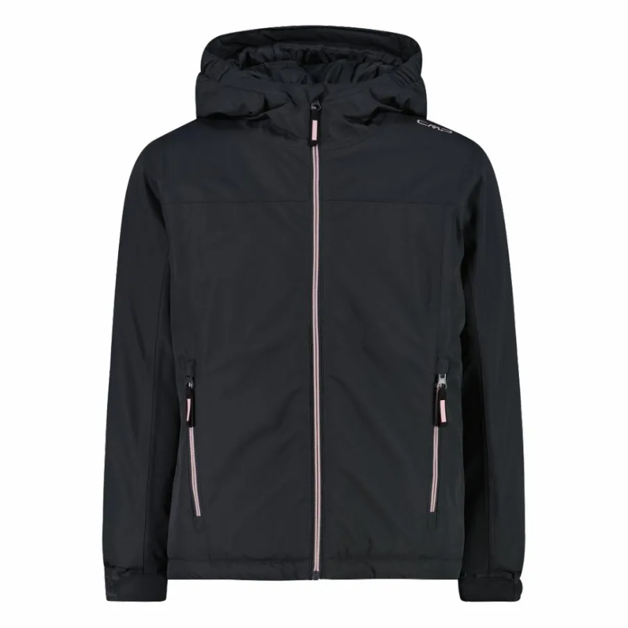 CMP Giacche E Piumini^Giacca impermeabile da bambina in ripstop con cappuccio