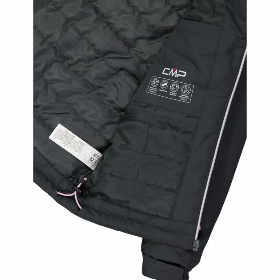 CMP Giacche E Piumini^Giacca impermeabile da bambina in ripstop con cappuccio