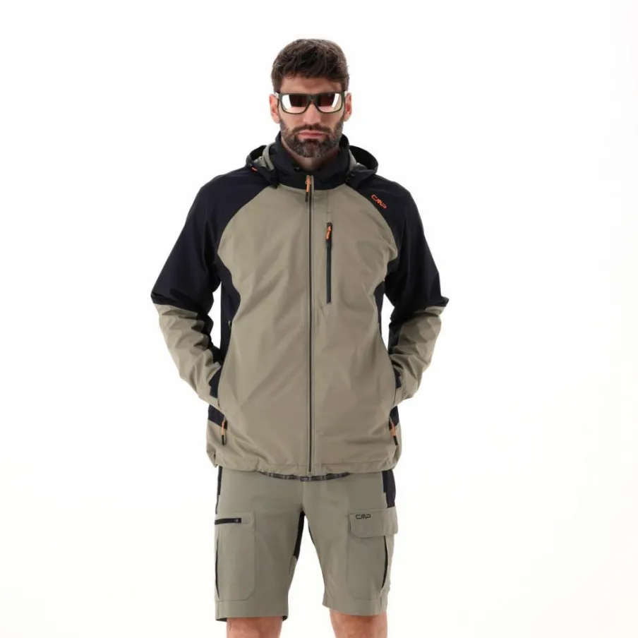 Uomo CMP Gusci E Giacche Impermeabili|Giacche Trekking^Giacca impermeabile da uomo in ripstop
