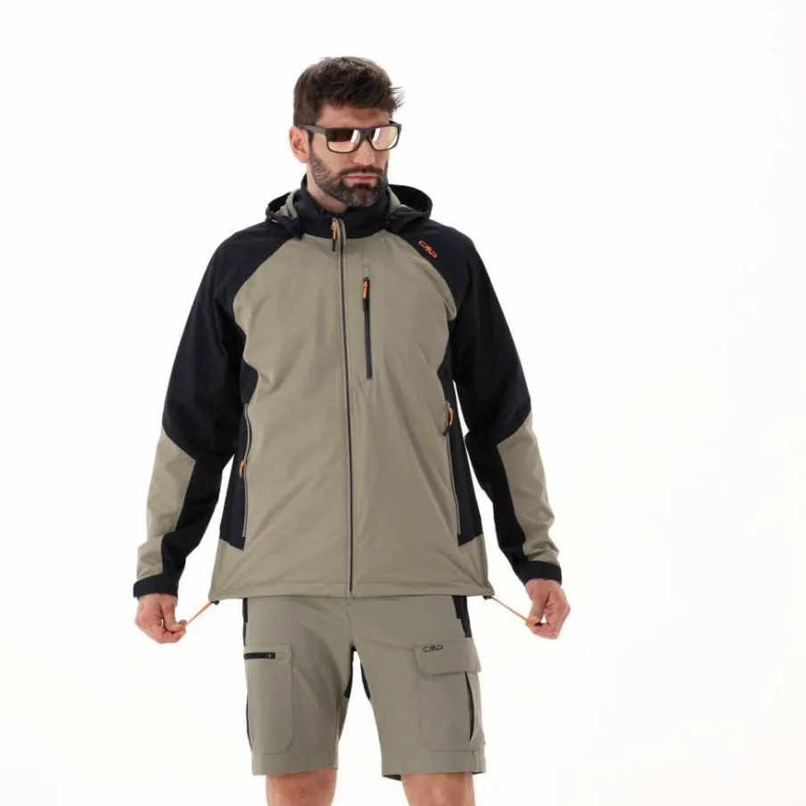 Uomo CMP Gusci E Giacche Impermeabili|Giacche Trekking^Giacca impermeabile da uomo in ripstop