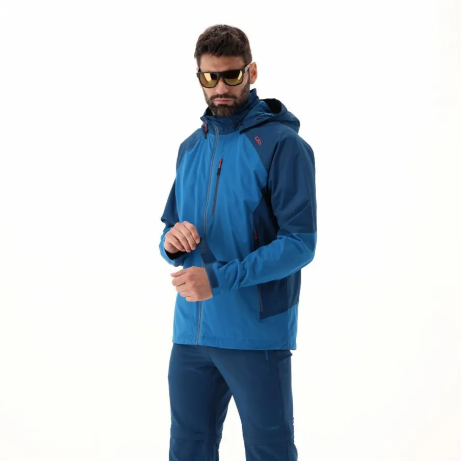 Uomo CMP Gusci E Giacche Impermeabili|Giacche Trekking^Giacca impermeabile da uomo in ripstop