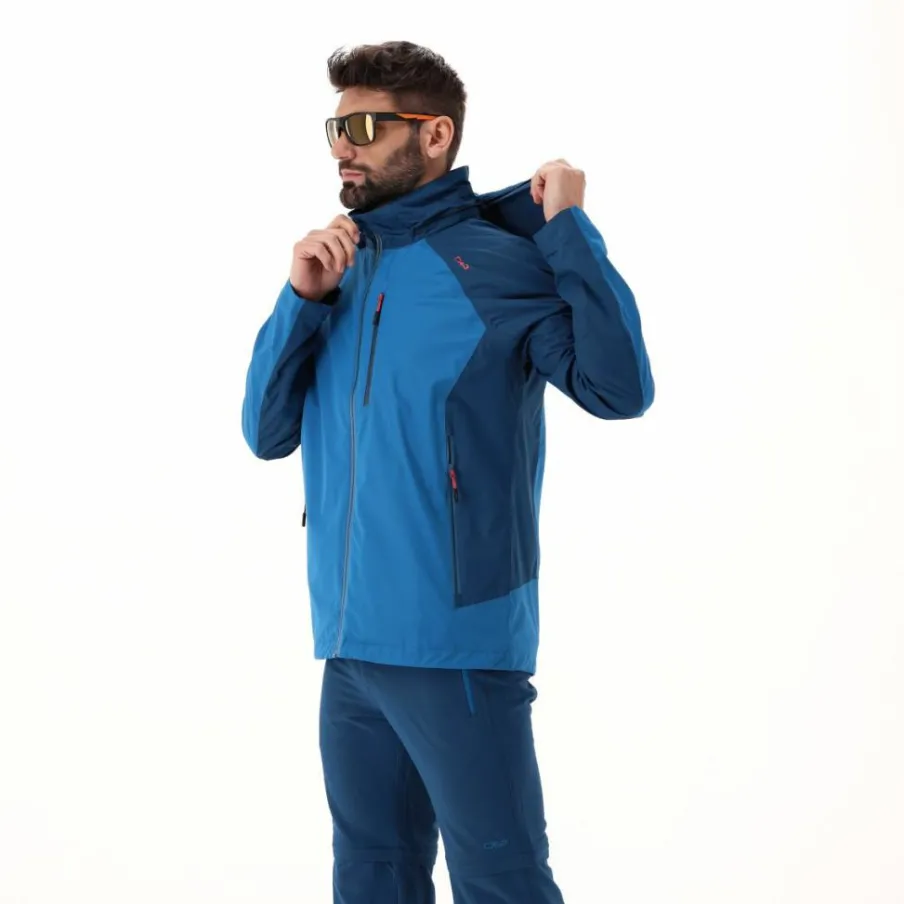 Uomo CMP Gusci E Giacche Impermeabili|Giacche Trekking^Giacca impermeabile da uomo in ripstop