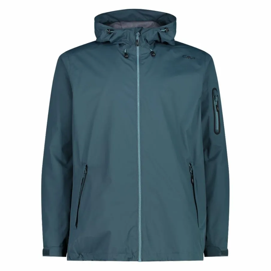 Uomo CMP Gusci E Giacche Impermeabili^Giacca impermeabile da uomo in Ripstop ripiegabile con cappuccio