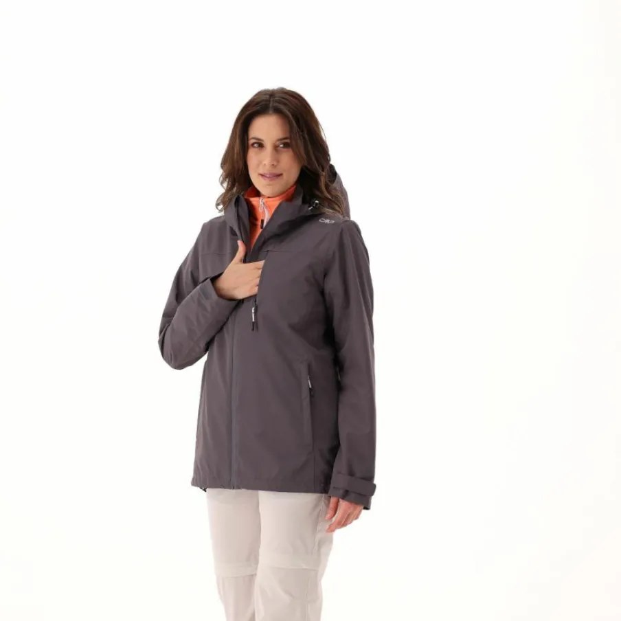 Donna CMP Gusci E Giacche Impermeabili|Giacche Trekking^Giacca impermeabile in ripstop da Donna