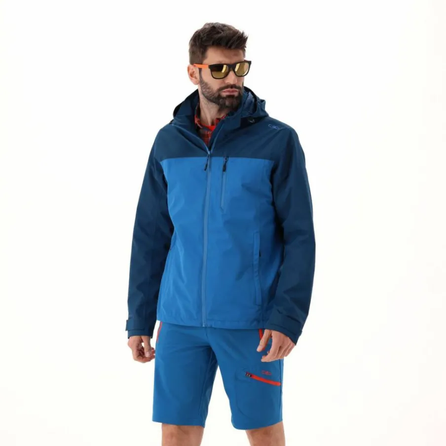 Uomo CMP Gusci E Giacche Impermeabili|Giacche Trekking^Giacca impermeabile in ripstop da Uomo
