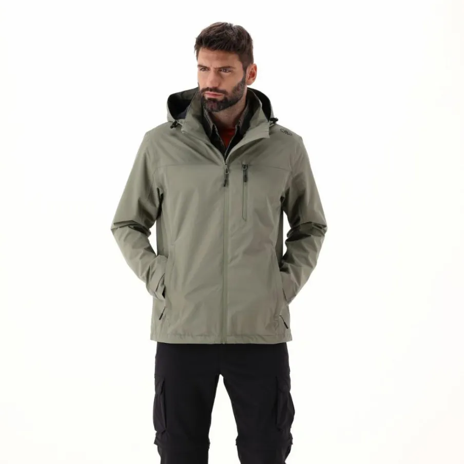 Uomo CMP Gusci E Giacche Impermeabili|Giacche Trekking^Giacca impermeabile in ripstop da Uomo