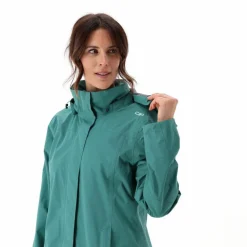 Donna CMP Gusci E Giacche Impermeabili^Giacca impermeabile lunga da donna in Ripstop