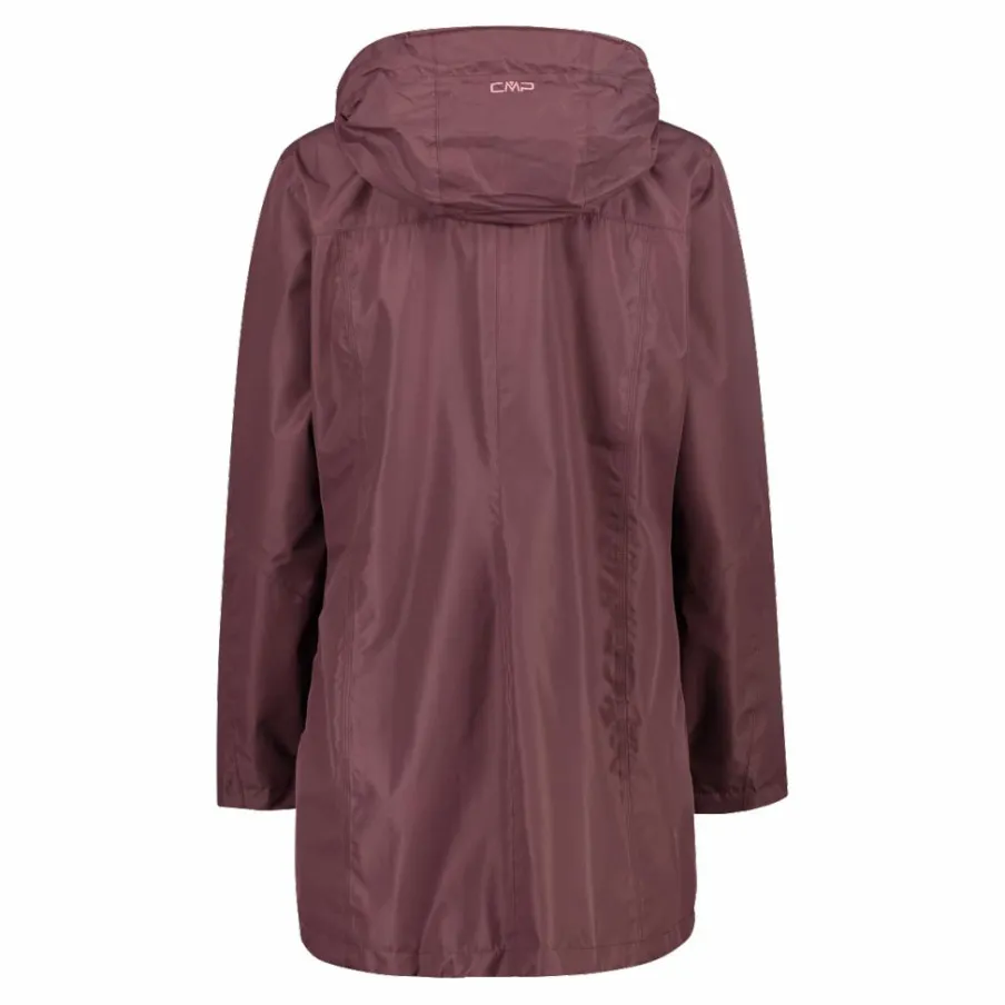 Donna CMP Gusci E Giacche Impermeabili^Giacca impermeabile lunga da donna in Ripstop