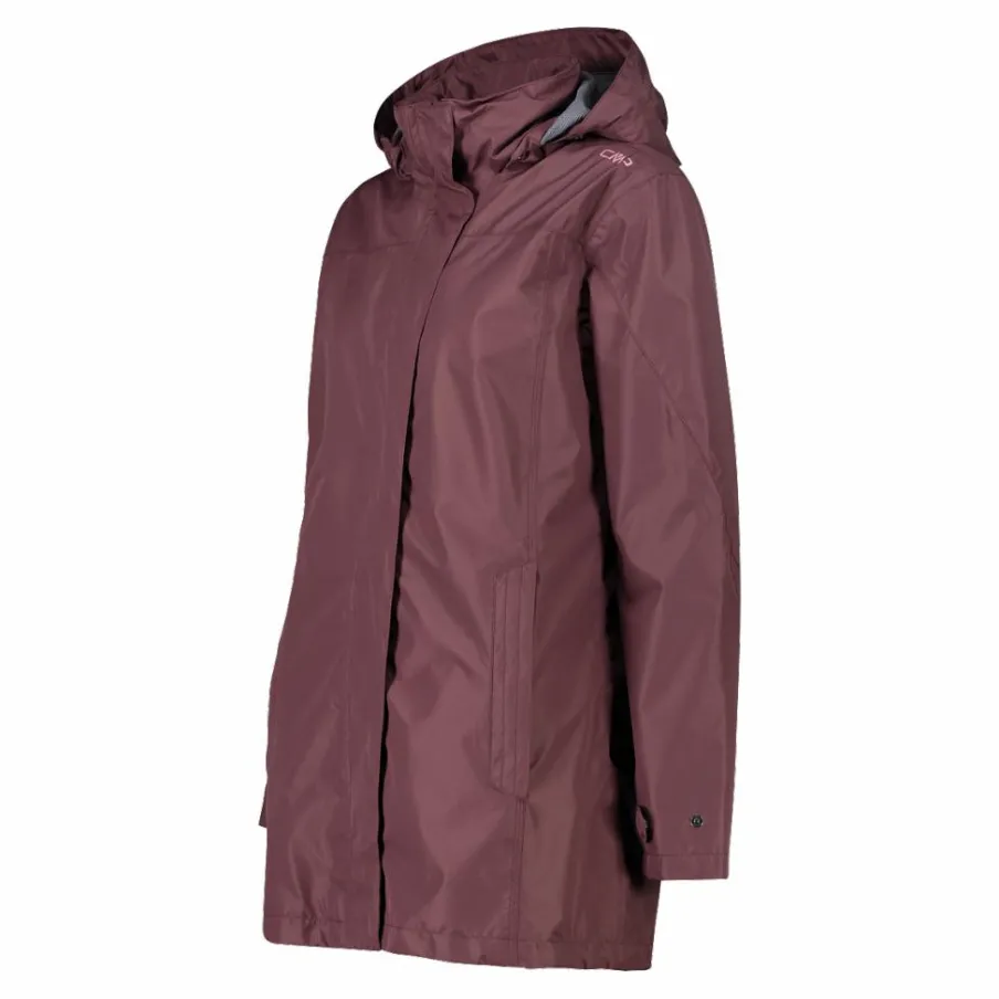 Donna CMP Gusci E Giacche Impermeabili^Giacca impermeabile lunga da donna in Ripstop