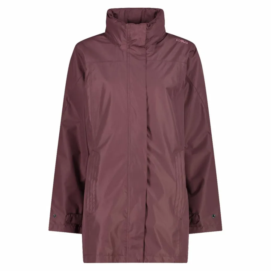 Donna CMP Gusci E Giacche Impermeabili^Giacca impermeabile lunga da donna in Ripstop