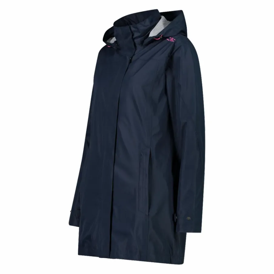 Donna CMP Gusci E Giacche Impermeabili^Giacca impermeabile lunga da donna in Ripstop