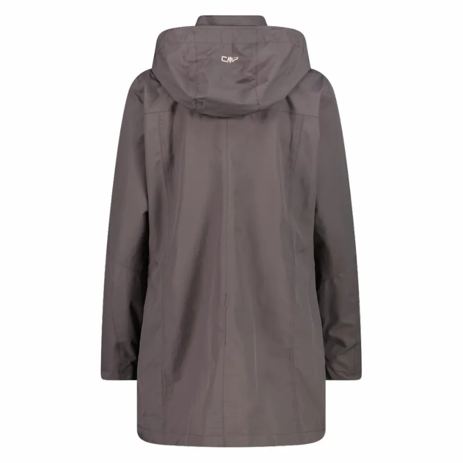 Donna CMP Gusci E Giacche Impermeabili^Giacca impermeabile lunga da donna in Ripstop