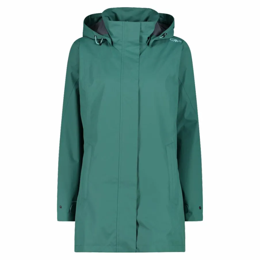 Donna CMP Gusci E Giacche Impermeabili^Giacca impermeabile lunga da donna in Ripstop