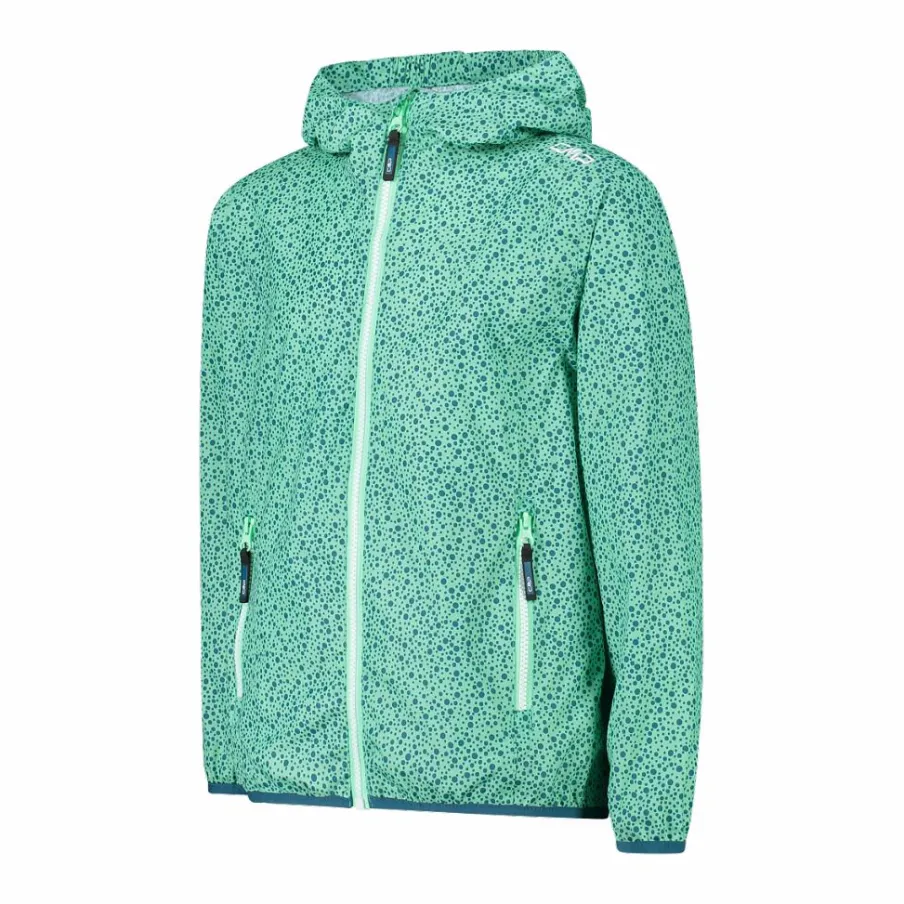 CMP Giacche E Piumini^Giacca impermeabile ripiegabile da bambina in microfantasia