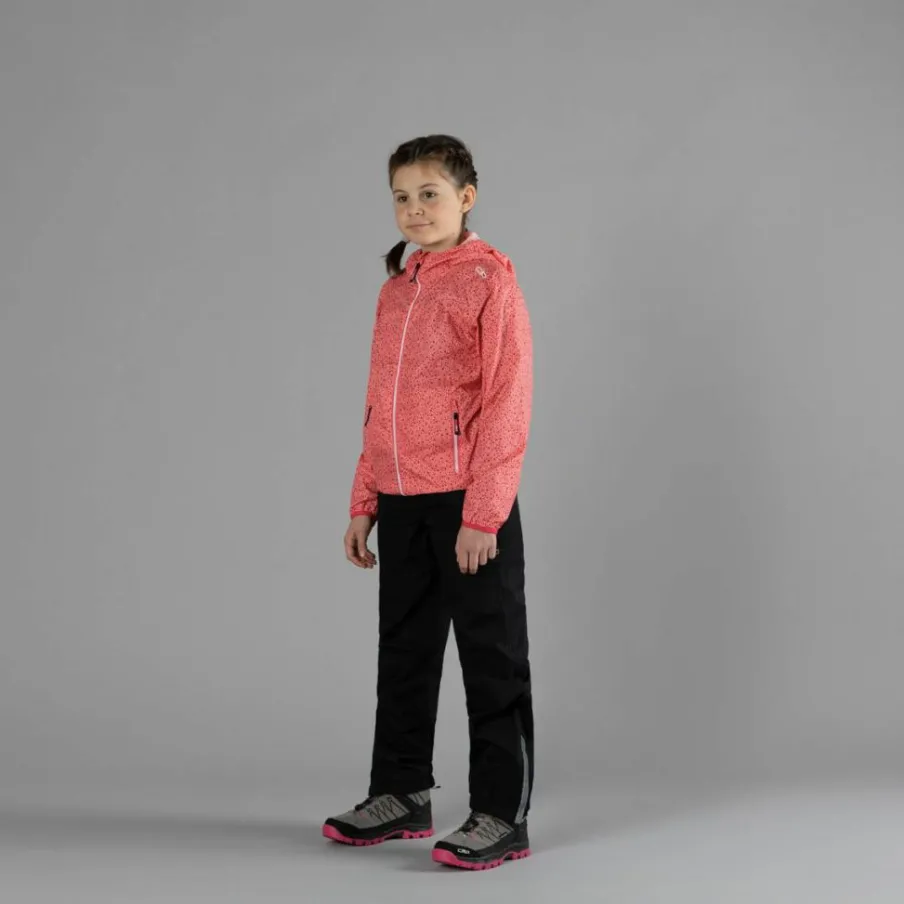 CMP Giacche E Piumini^Giacca impermeabile ripiegabile da bambina in microfantasia