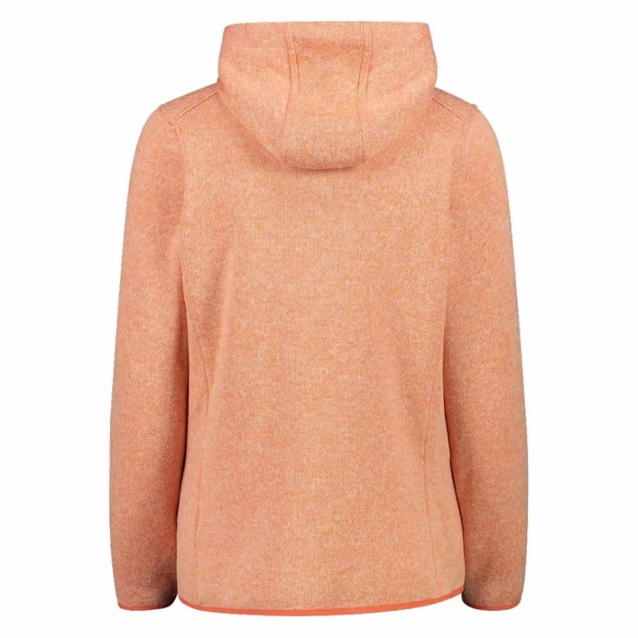 Donna CMP Pile^Giacca in Knit-Tech con cappuccio da Donna