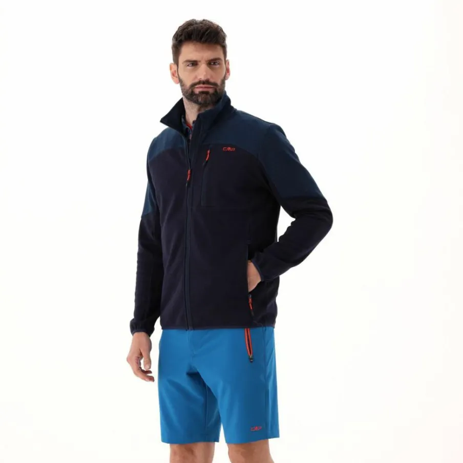 Uomo CMP Pile^Giacca in Knit-Tech da Uomo