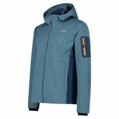 Uomo CMP Giacche Trekking|Giacche Softshell^Giacca in Light Softshell con cappuccio staccabile da uomo