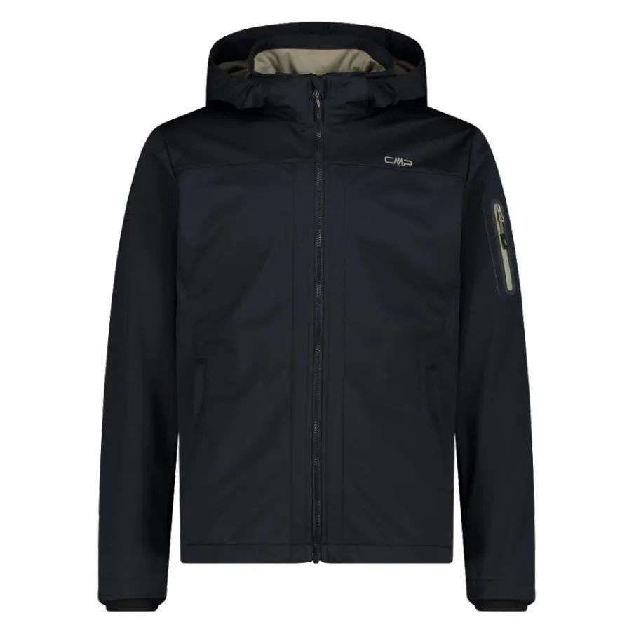 Uomo CMP Giacche Trekking|Giacche Softshell^Giacca in Light Softshell con cappuccio staccabile da uomo