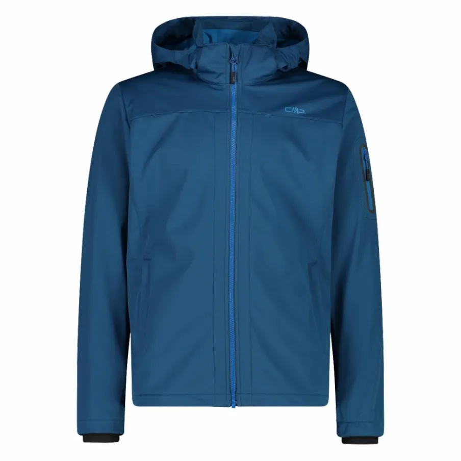 Uomo CMP Giacche Trekking|Giacche Softshell^Giacca in Light Softshell con cappuccio staccabile da uomo
