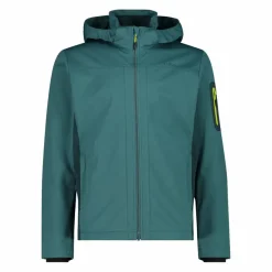 Uomo CMP Giacche Trekking|Giacche Softshell^Giacca in Light Softshell con cappuccio staccabile da uomo