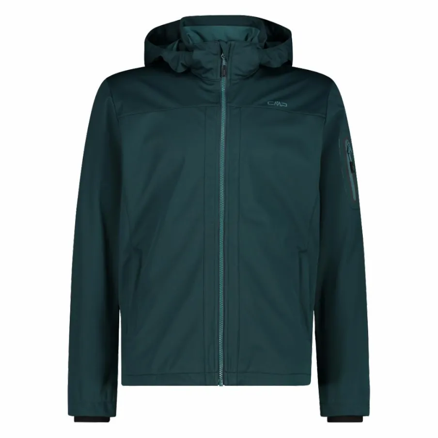 Uomo CMP Giacche Trekking|Giacche Softshell^Giacca in Light Softshell con cappuccio staccabile da uomo