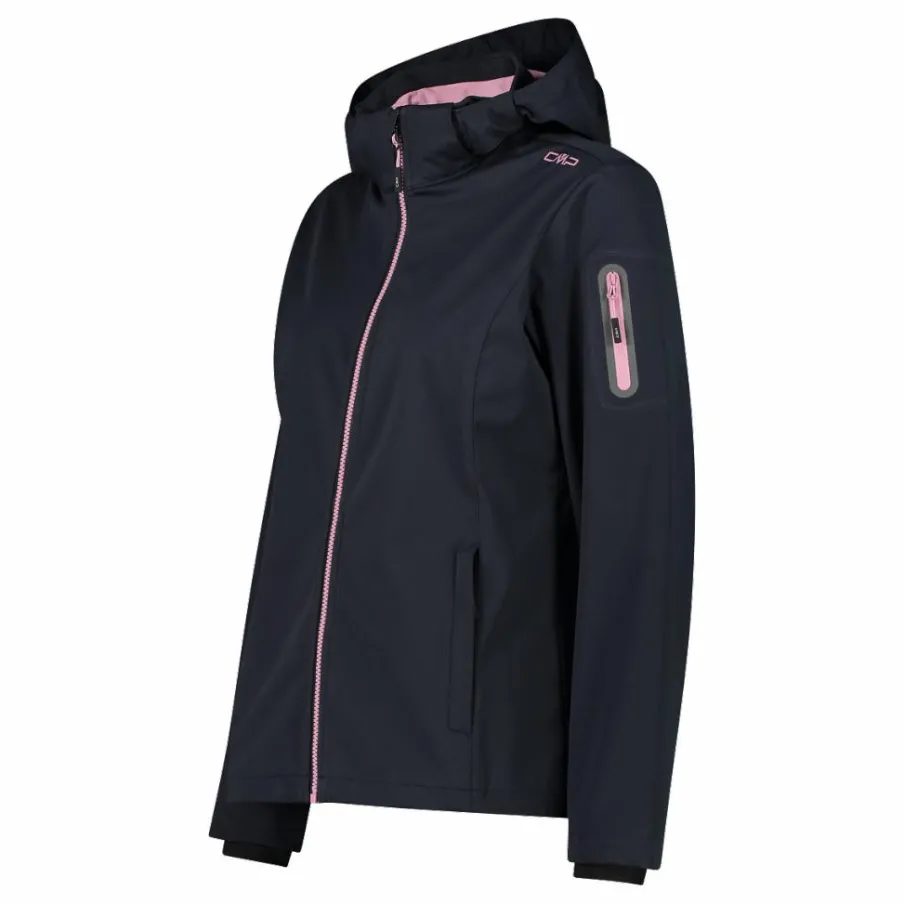 Donna CMP Giacche Trekking|Giacche Softshell^Giacca in Light Softshell con cappuccio staccabile