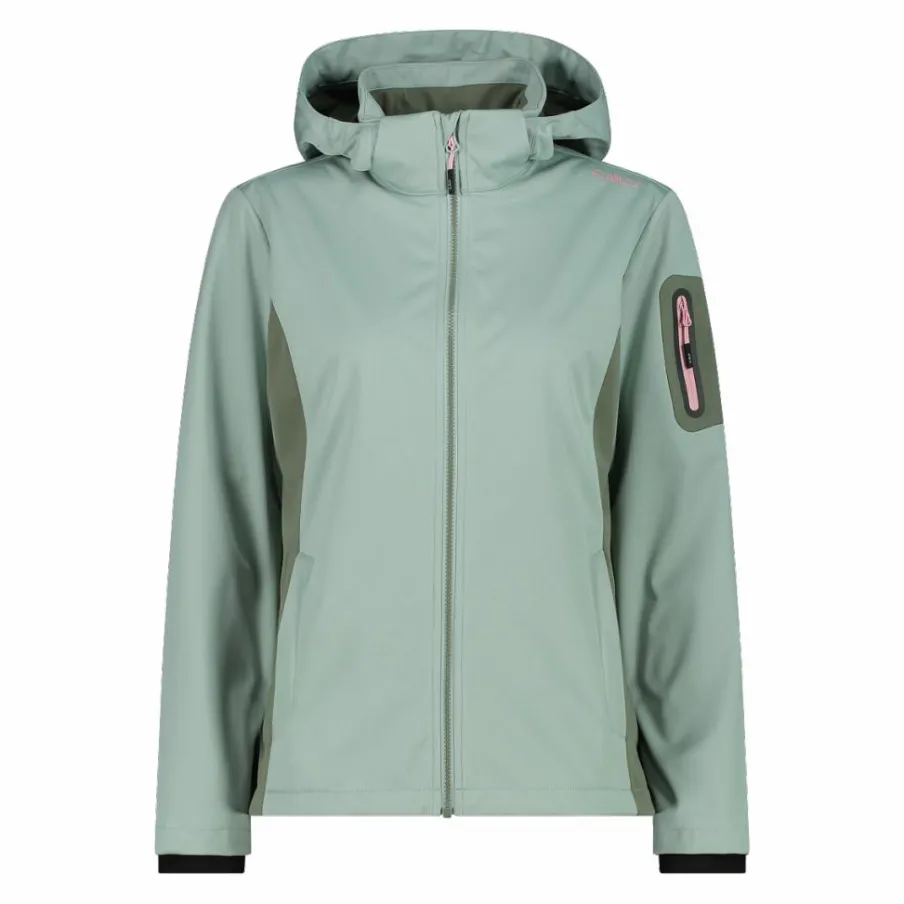 Donna CMP Giacche Trekking|Giacche Softshell^Giacca in Light Softshell con cappuccio staccabile