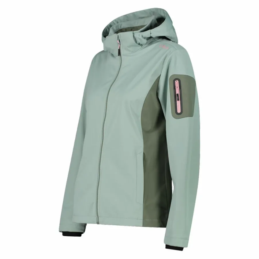 Donna CMP Giacche Trekking|Giacche Softshell^Giacca in Light Softshell con cappuccio staccabile