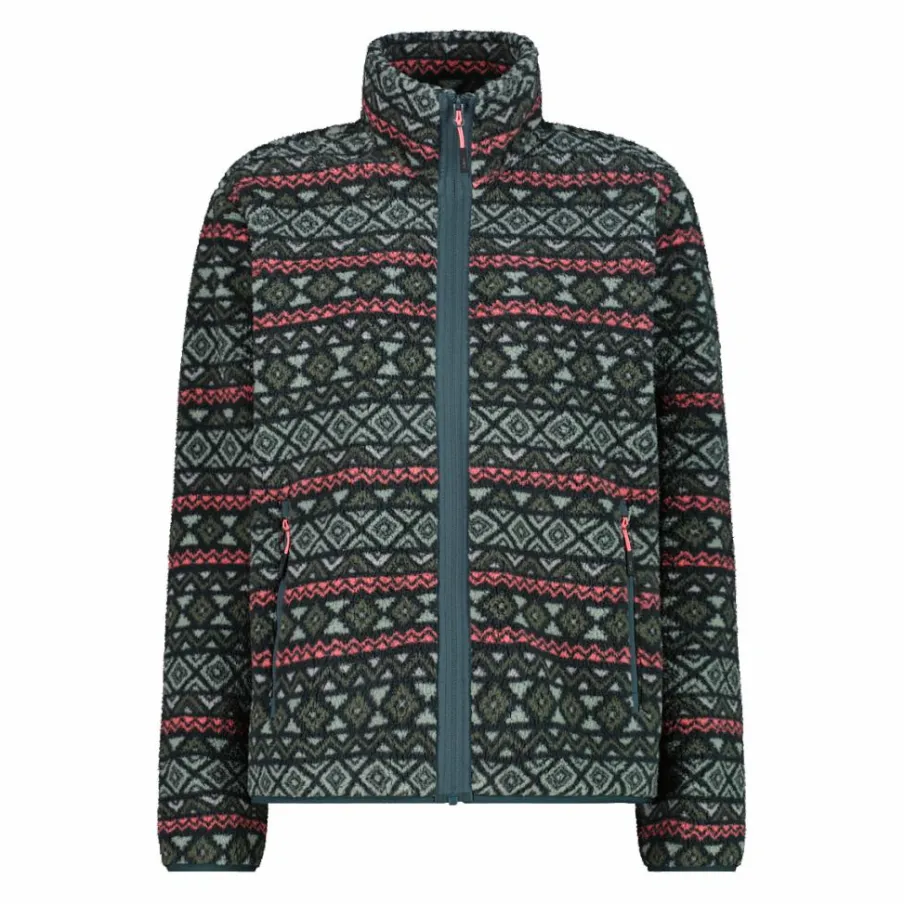 Donna CMP Pile^Giacca in pelliccetta con zip da donna