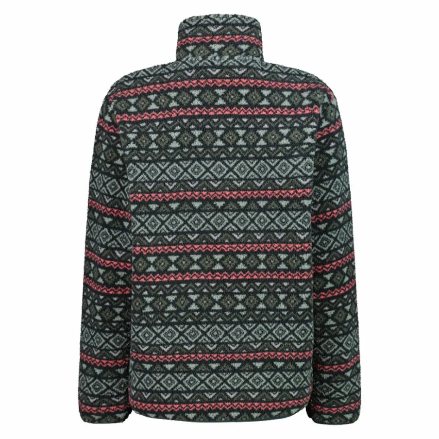 Donna CMP Pile^Giacca in pelliccetta con zip da donna