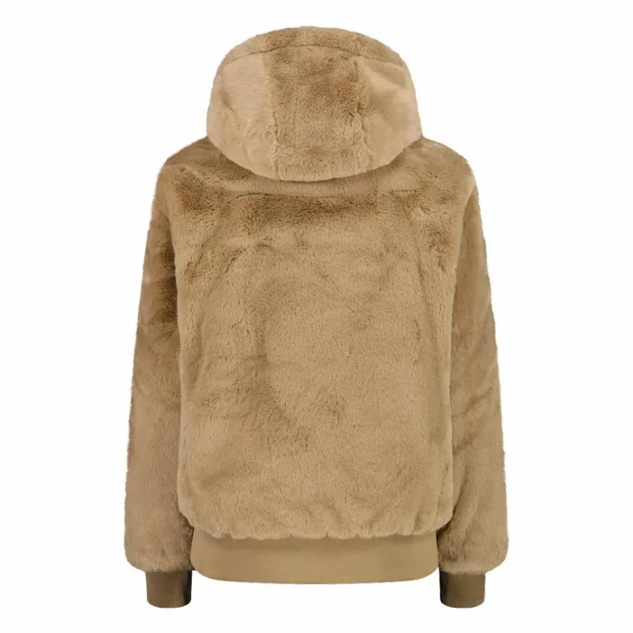 Donna CMP Giacche Imbottite E Piumini|Giacche Invernali^Giacca in pelliccetta da donna con cappuccio