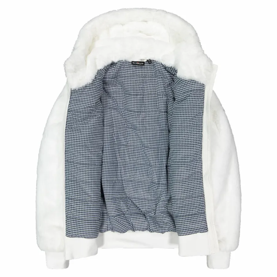 Donna CMP Giacche Imbottite E Piumini|Giacche Invernali^Giacca in pelliccetta da donna con cappuccio