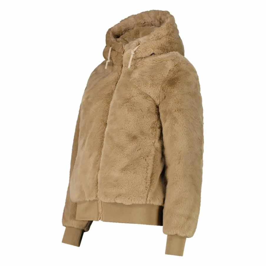 Donna CMP Giacche Imbottite E Piumini|Giacche Invernali^Giacca in pelliccetta da donna con cappuccio